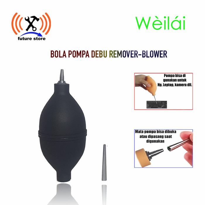 Gambar Weilai Vacuum Ball Cleaner Bola pembersih debu Remover 2in1 Original Membersihkan Peralatan Vacum - Hitam dari future store undefined Tokopedia