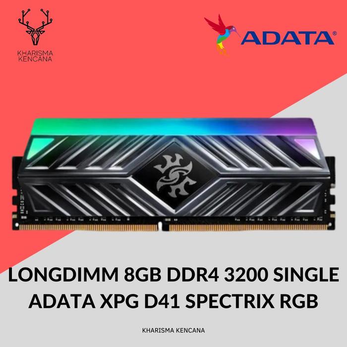 Spectrix D41 Ddr4 Rgb Adata Xpg Spectrix Ram Jual LONGDIMM 8GB
