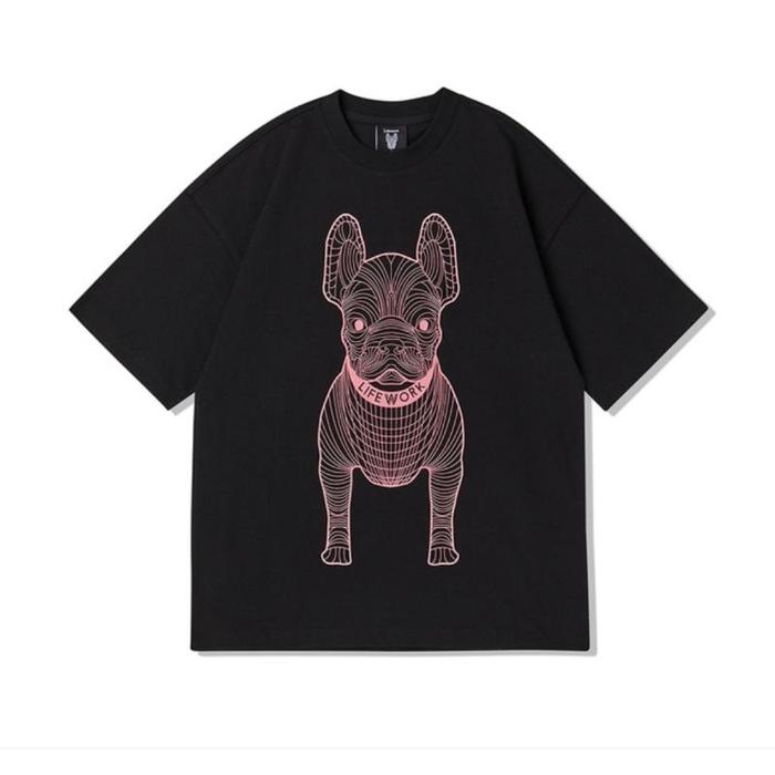 Gambar Lifework T-shirt LW225TS990 - multi black, S dari Fame Beauty undefined Tokopedia