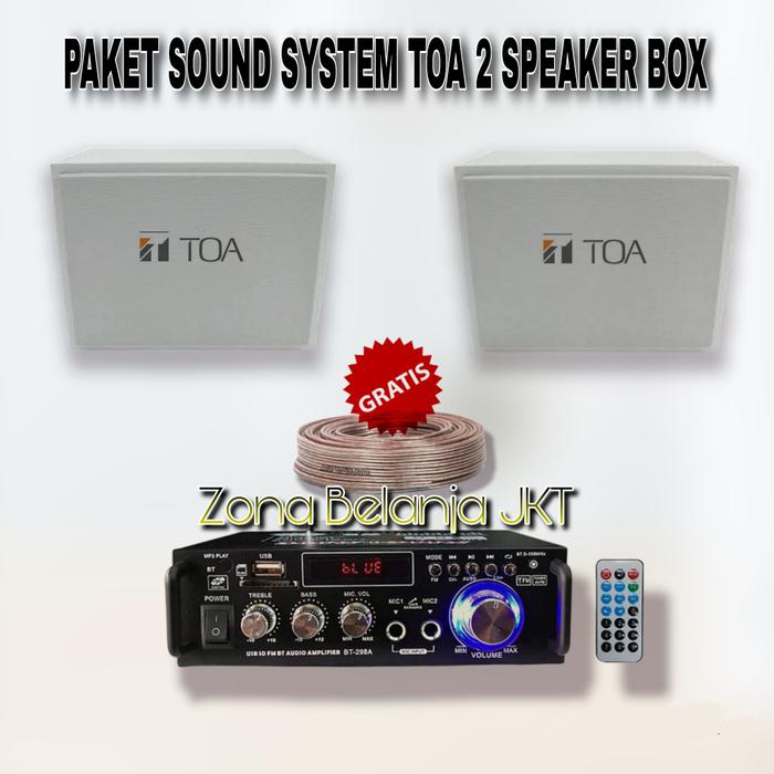 Sound System Toa Soundbar Jual Paket Sound System TOA Indoor