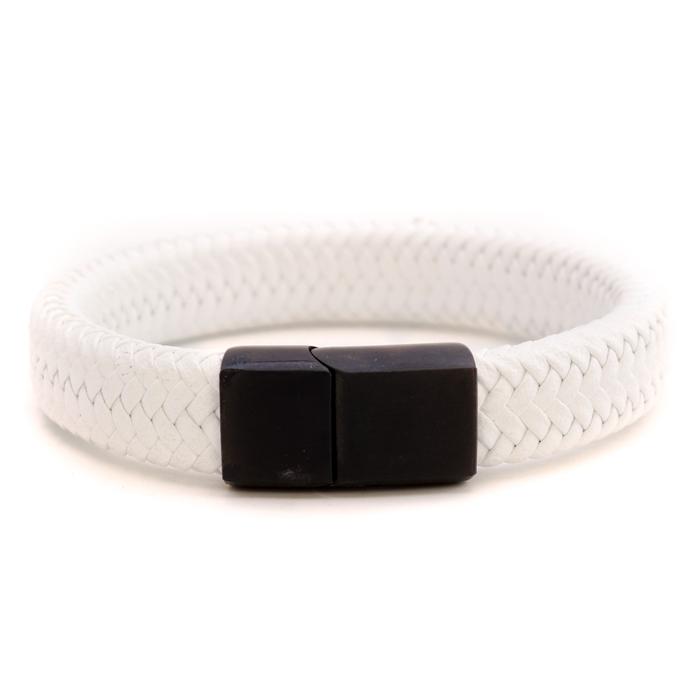 Gambar Gelang Pria Wanita Couple Premium Lavisho Orlando Leather Bracelet - White Orchid dari LAVISHO undefined Tokopedia