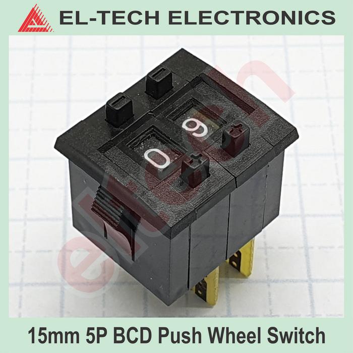 Gambar 15mm BCD Push Wheel Pushwheel Switch 5P 5Pin 5 P Pin dari ELTECH online undefined Tokopedia