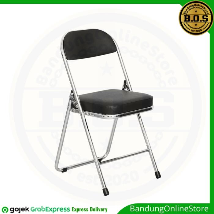 Gambar Kursi Lipat Besi Informa Milo Model Chitose Bangku Lipat Hitam dari BandungOnlineStore_NEW undefined Tokopedia