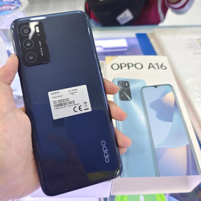 Gambar Oppo a16 4/64 3/32 garansi resmi hp baru murah kamera bagus 1 jutaan - 3/32 Perak dari Pisma Selular undefined 2 Tokopedia