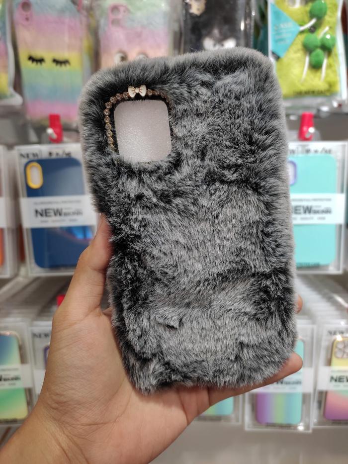 Gambar Case / Casing iPhone Bulu Lembut - Case iPhone Premium - Abu-abu, iP XR dari Gudang-HP Kota Administrasi Jakarta Pusat Tokopedia