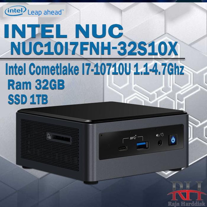 Intel NUC10i7FNH ＋ メモリ32GB A-Tech 32GB Kit (2x16GB) RAM for Intel NUC NUC10i3FNH, NUC10i5FNH