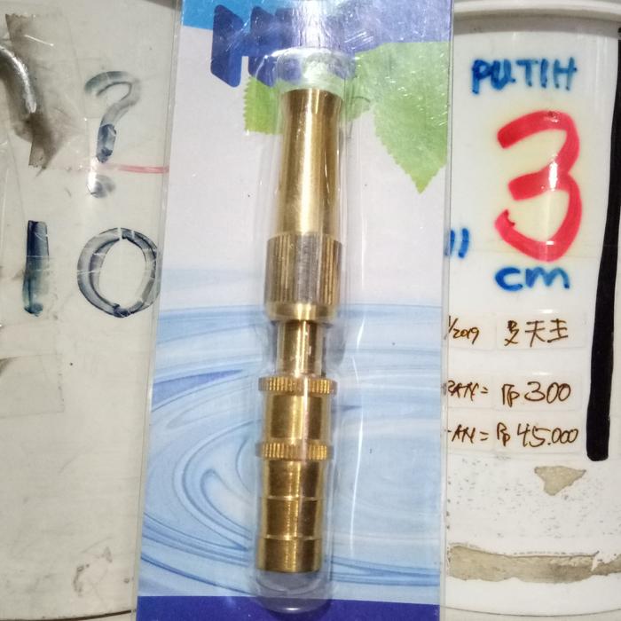 Gambar Semprotan air selang putar lurus simpel kuningan siram taman cuci mobi - kuningan hpp dari tb gilang undefined Tokopedia