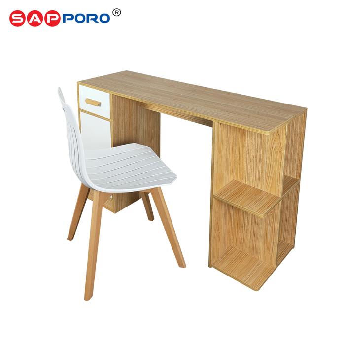 Gambar SAPPORO AUBURN - Meja Belajar Set | Meja Kerja Set - Wood & White dari Sapporo Furniture Online undefined Tokopedia