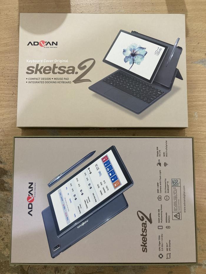 Gambar Advan Tab Sketsa 2 - 4GB 64GB (4/64) T310 Garansi Resmi - Sketsa Full Set dari T2 Solution undefined Tokopedia