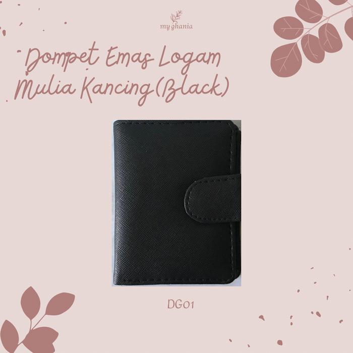 Gambar Card holder / Dompet Kartu Emas Logam Mulia Antam UBS Minigold-Kancing - Hitam dari ghania gallery_NEW undefined Tokopedia