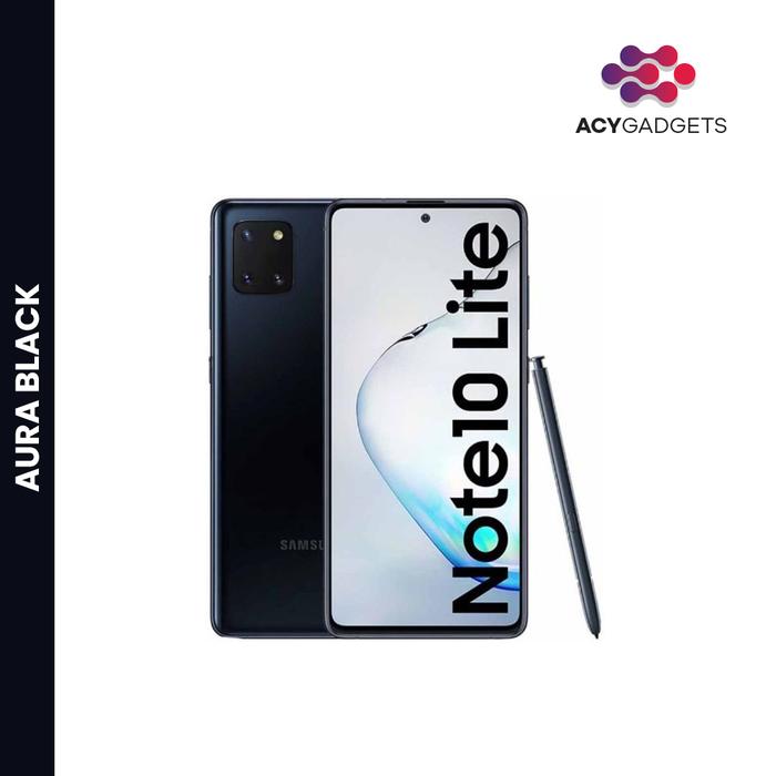 Gambar SAMSUNG GALAXY NOTE 10 LITE 8/128GB GARANSI RESMI SEIN - Aura Black dari ACY Gadget Official undefined Tokopedia