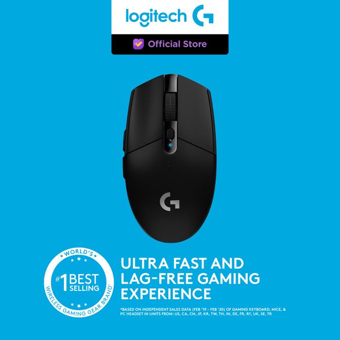 Gambar Logitech G304 Lightspeed Wireless Gaming Mouse [FS] - Hitam dari Logitech G Official undefined Tokopedia