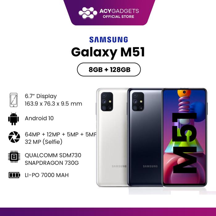 M51 Price Galaxy M51 Front Camera Jual SAMSUNG GALAXY M51 8/128GB