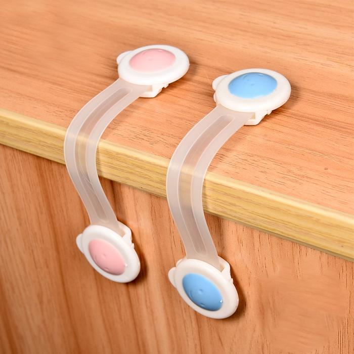 Gambar Pengaman Laci Lemari Pengait Pintu Penahan Kulkas Pengunci Furniture - panjang dari Mitraaren undefined Tokopedia