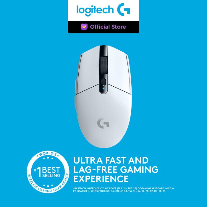 Gambar Logitech G304 Lightspeed Wireless Gaming Mouse [FS] - Putih dari Logitech G Official undefined Tokopedia