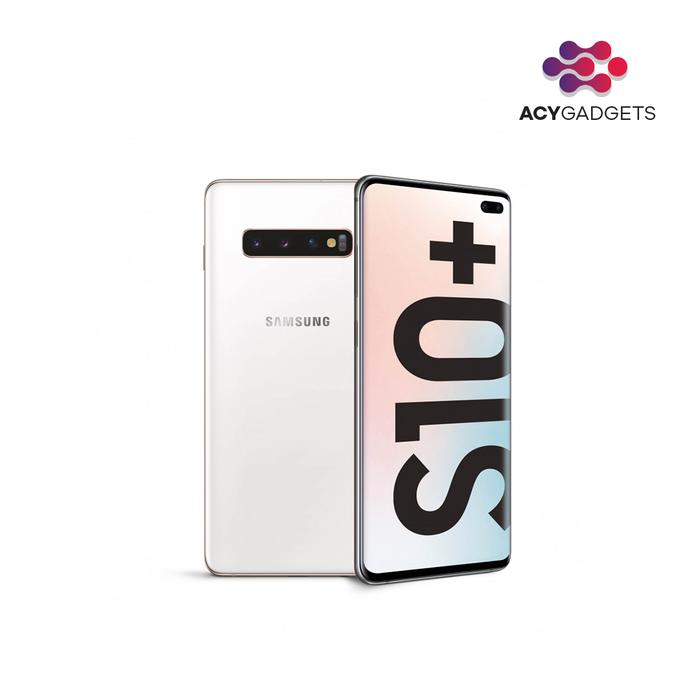 808) galaxy S10+ Plus 128GB ホワイト SIMフリー（ムスビー｜galaxy 