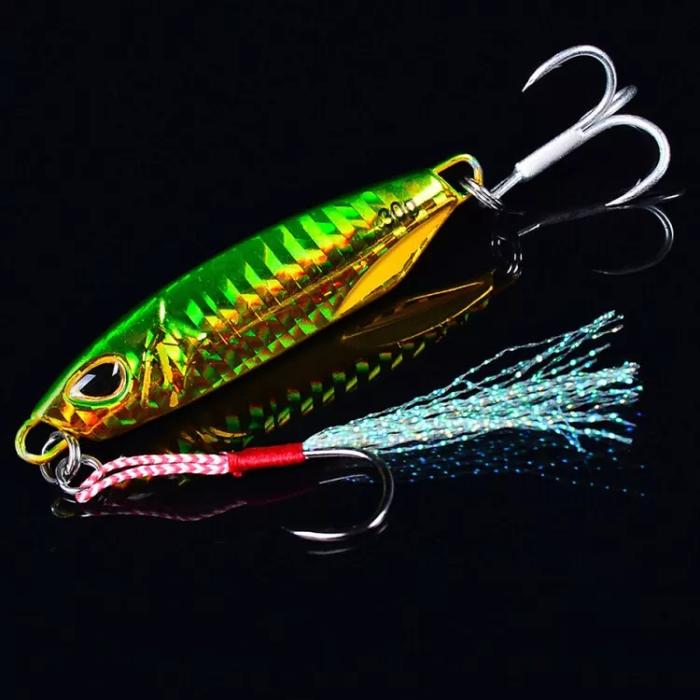 Gambar Jual Umpan Pancing Metal Jig Termurah+Treble+Asist Hook Fishing Lure - GY-01, 15gr dari Fishinglab. undefined Tokopedia