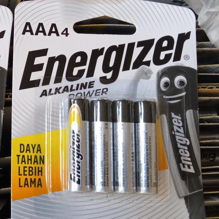 Jual BATERAI/BATRE/BATTERY ENERGIZER AA/AAA ALKALINE ISI 4 - AAA - Kota ...