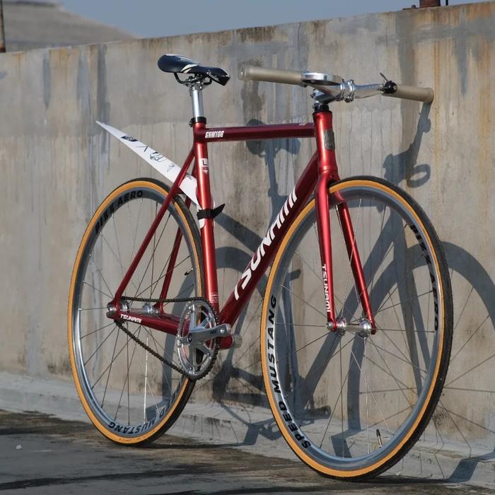 Gambar fullbike tsunami snm100 dari Teras Sepeda undefined Tokopedia