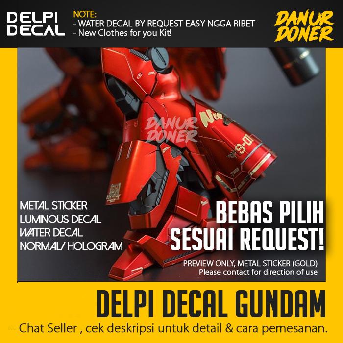 Gambar JASTIP WATER DECAL DELPI + METAL STICKER BASE + LUMINOUS DECAL GUNDAM dari DanurDoner undefined Tokopedia