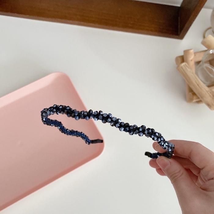Gambar Yuki Hairband / Aksesoris Bando Korea Daily Crystal - Navy dari Xavier Collections undefined Tokopedia