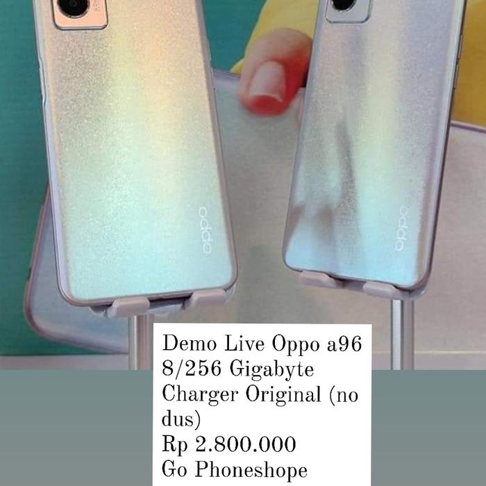 Gambar Oppo a96 8/256 Demo Live dari GO phoneshope undefined Tokopedia