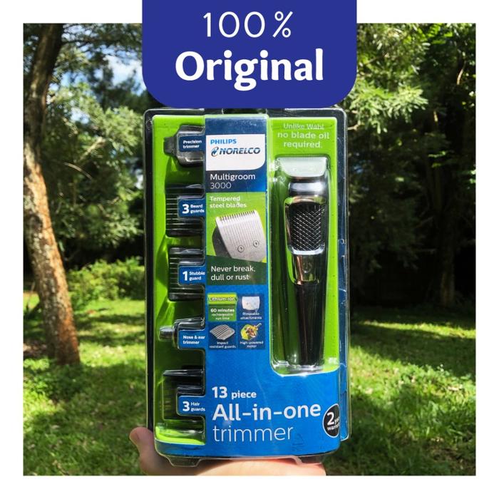 Gambar Philips Norelco Multigroom 3000 - 13 Pieces All in One Trimmer -MG3750 dari Soho Nootropics undefined Tokopedia