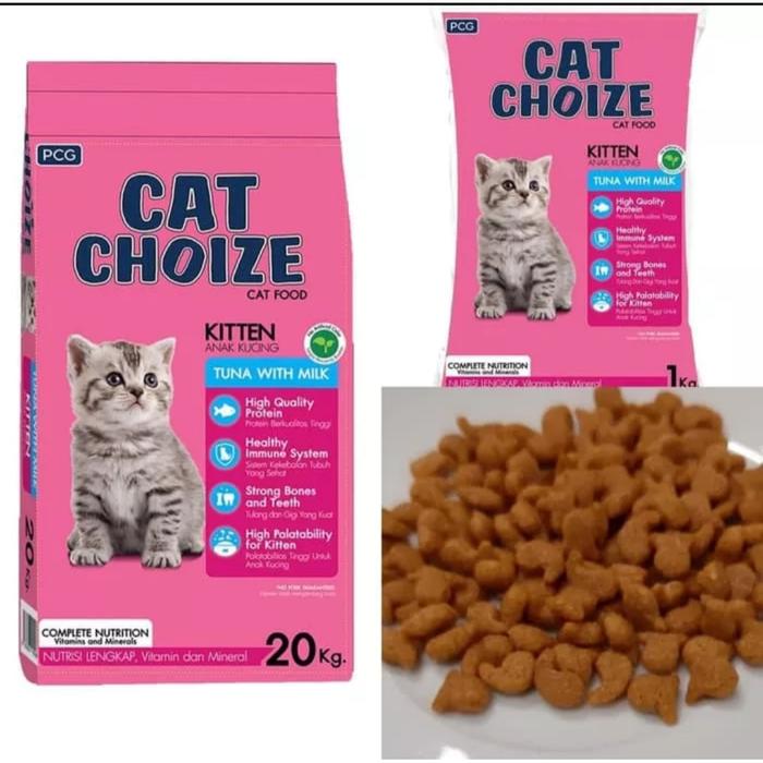 Gambar Cat Choize Kitten 1kg / Makanan Kucing Cat Choize Kitten 1kg - SALMON w/ MILK dari FOR FUN SHOP undefined 5 Tokopedia