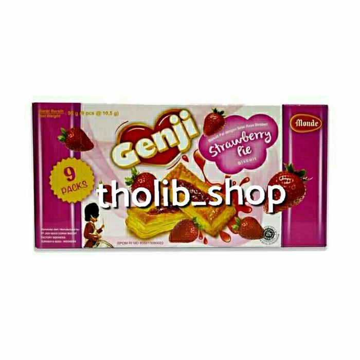 Gambar Monde genji strawberry pie 95 gram dari tholib _shop undefined Tokopedia
