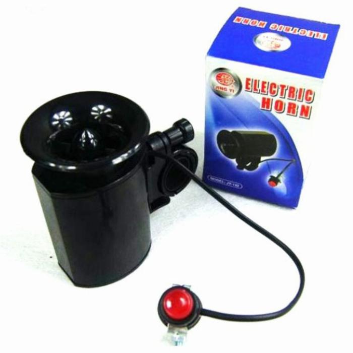 Gambar Klakson bel sepeda elektrik large bicycle horn  sound Alat Outdoor - Black-JY142 dari HASEFA undefined Tokopedia