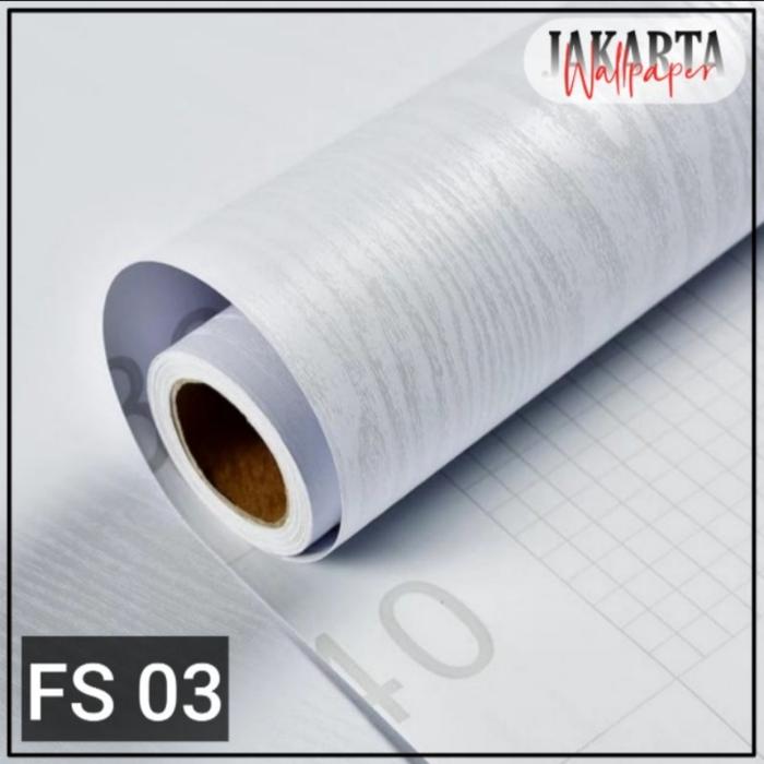 Gambar wallpaper dapur motif kayu putih stiker meja wallpaper dinding motif - fs03 dari wallpaperJakarta undefined Tokopedia