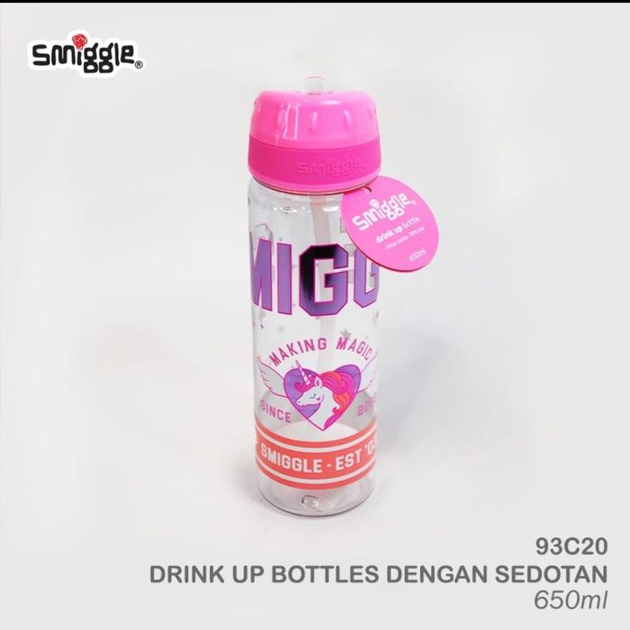 Gambar Smiggle Import Drink Up Bottle / Botol Minum Anak Smiggle Sedotan - A dari My-BeautyStore undefined Tokopedia