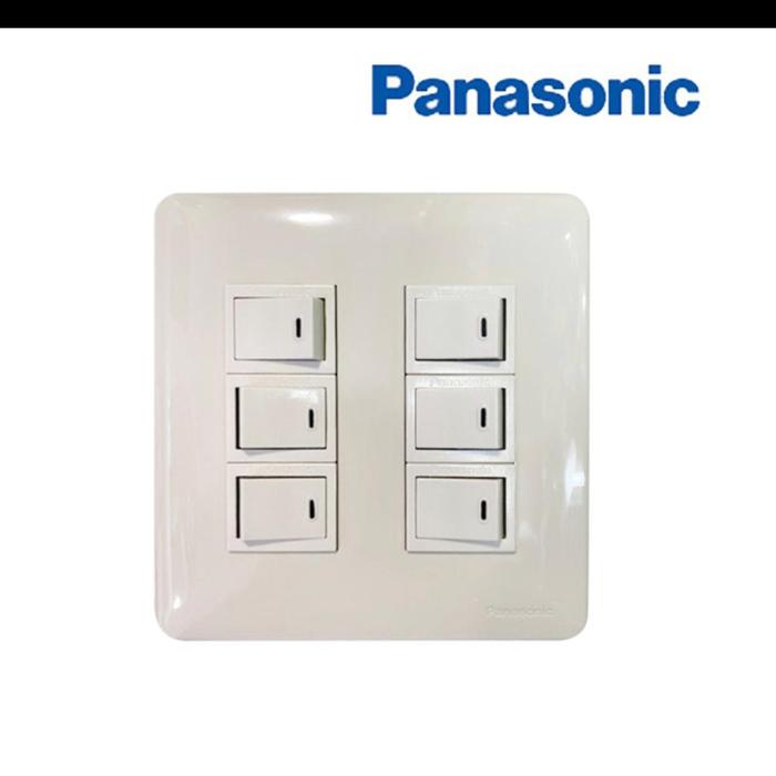 Gambar Panasonic saklar 15gang 15 12 9 6 gang saklar grid switch full color - GRID 6 GANG dari PROLED ELECTRIC undefined Tokopedia