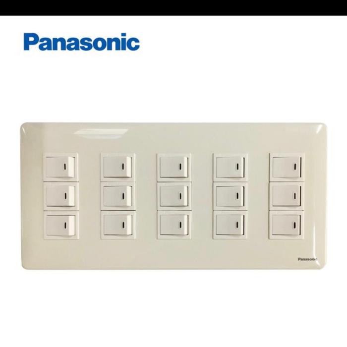 Gambar Panasonic saklar 15gang 15 12 9 6 gang saklar grid switch full color - GRID 15 GANG dari PROLED ELECTRIC undefined Tokopedia