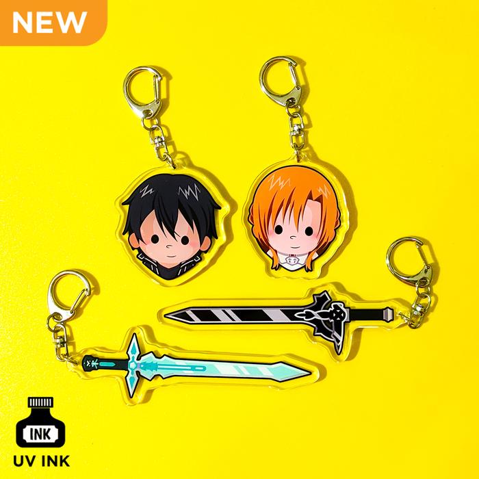 Gantungan Kunci Kirito Keychain Jual Gantungan Kunci Anime Sword