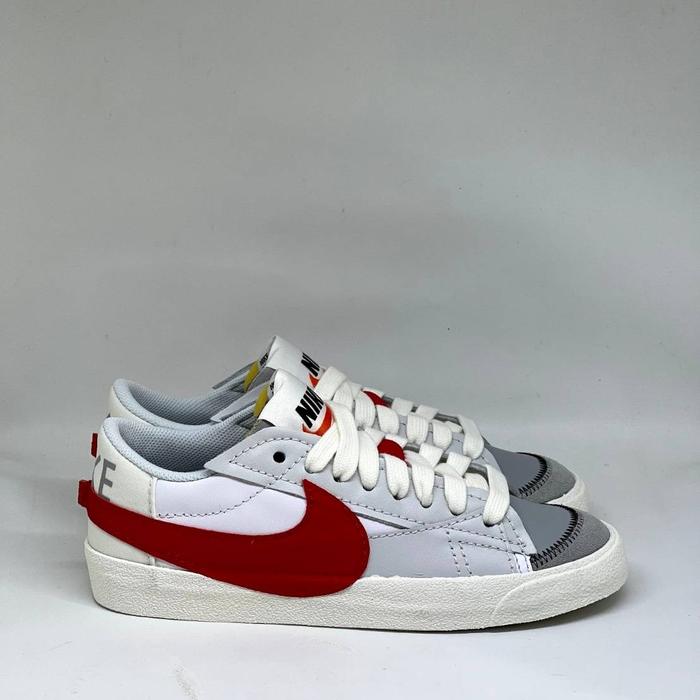 Nike Blazer Low Jumbo 77 Vintage White University Red Original Resmi di  Goodlyfestore Tokopedia
