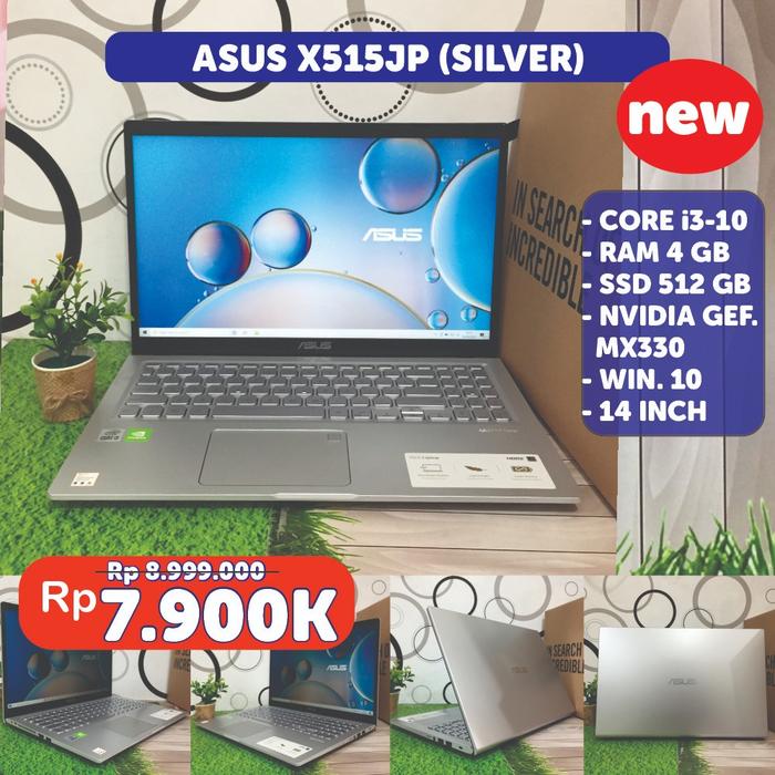 Gambar Asus Vivobook X515 Core i3 gen 10 RAM 4GB SSD 512GB Nvidia MX330 BARU dari solo elektronik murah undefined Tokopedia