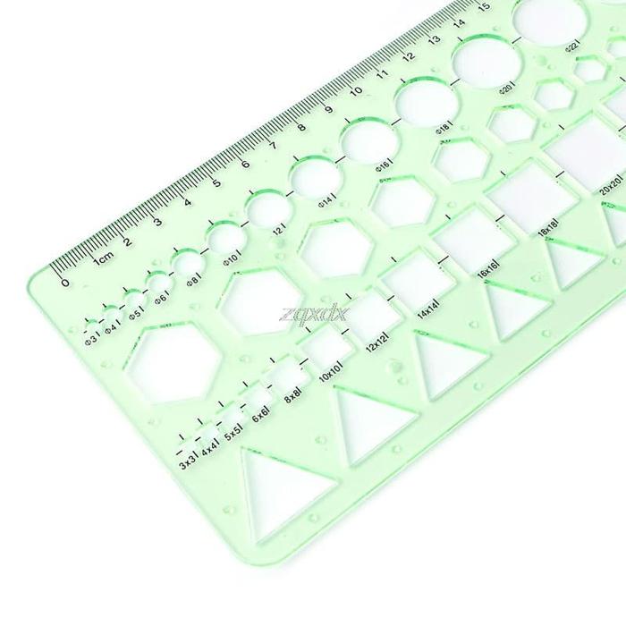 Ris Template Ruler Jual Geometric Template Ruler - 01 - Jakarta Timur - JPL CRAFT STORE ...