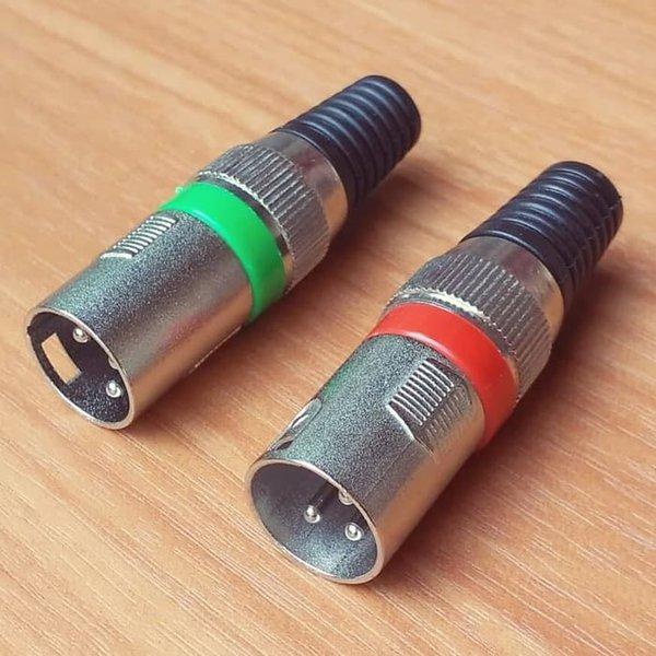 Gambar JACK XLR MALE JEK CANNON COWO JECK MIC CANON 3 PIN GOLD MUSIC HOUSE - BIASA dari aLL tronik & Spareparts undefined Tokopedia