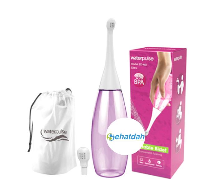 Gambar Portable Bidet Sprayer / Botol Cebok Backpacker - Transparan Ungu dari SehatdahID undefined Tokopedia