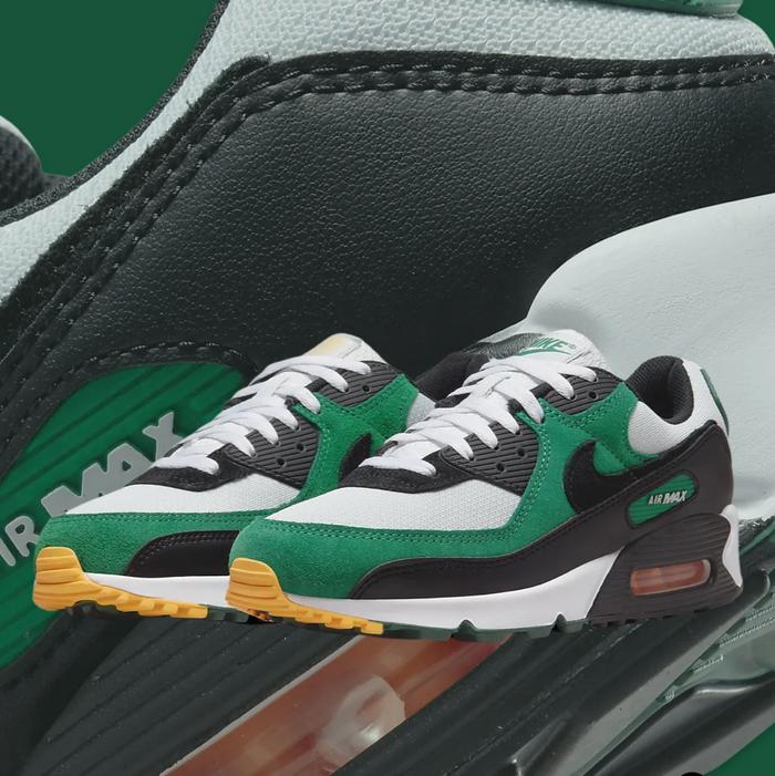 air max 90 green black orange