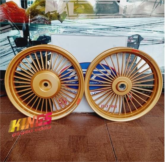 Gambar Velg Racing Retro TOP Honda Beat Scoopy Genio Vario 110 125 150 - Gold Matte dari Kings Motor Shop undefined Tokopedia