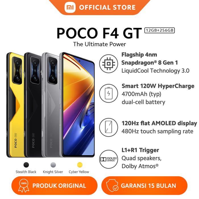 Gambar Xiaomi Official POCO F4 GT 12/256GB - Knight Silver dari Xiaomi Indonesia undefined Tokopedia