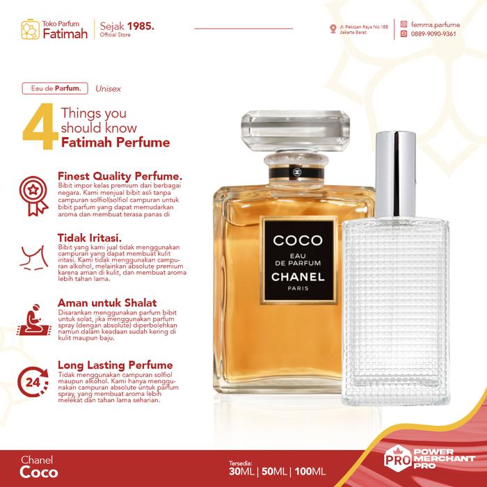 Jual Parfum Perfume Coco Mademoiselle Intense Chanel Spray 30 50