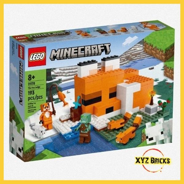 Gambar LEGO 21178 - Minecraft The Fox Lodge dari XYZ Bricks undefined Tokopedia