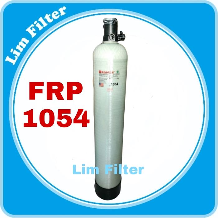 Gambar TABUNG FILTER AIR FRP 1054 NANOTEC + HEAD VALVE SOFTENER (blm ada isi) dari LIM FILTER undefined Tokopedia