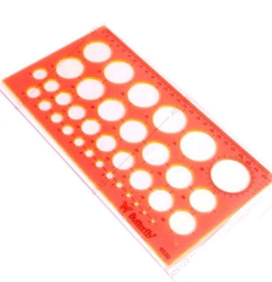 Gambar Geometric Template Ruler - 04 dari JPL CRAFT STORE undefined Tokopedia