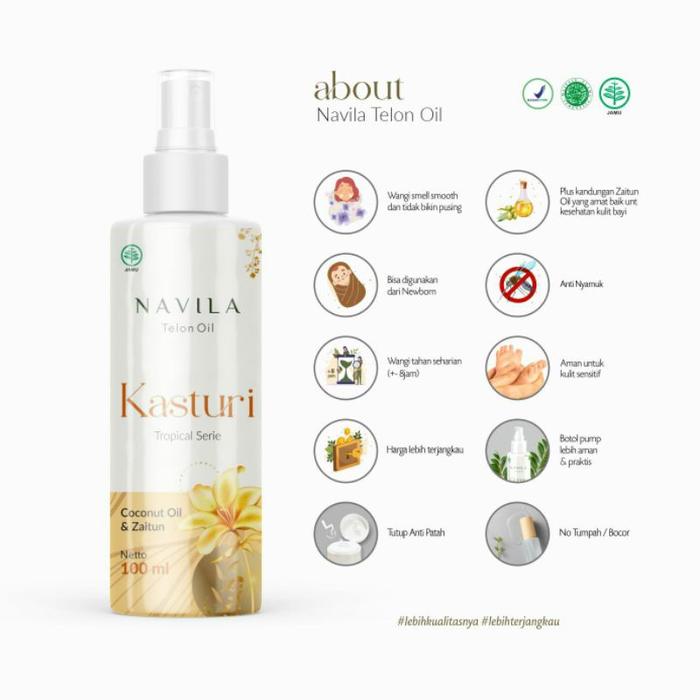 Gambar Navilla Minyak Telon 100 ml - Kasturi dari SisterTwo.id undefined Tokopedia