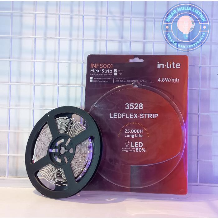 Gambar Inlite LED Lampu Dekorasi Flexi Strip 4,8 Watt IP67 - IP20 - Putih, IP67 - Putih, IP67 dari Sinar Mulia Listrik undefined Tokopedia