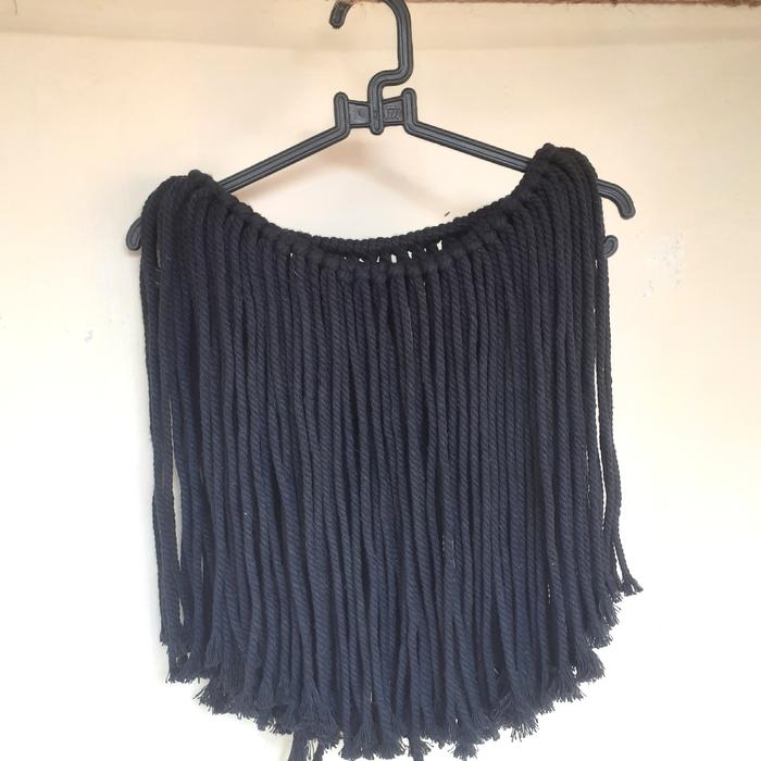 Gambar Rok hawai rumbai anak dewasa warna kostum tari anti gatal kostum karnaval Aksesoris Fashion - Hitam, 30cm dari Oemah Tali Goni undefined Tokopedia